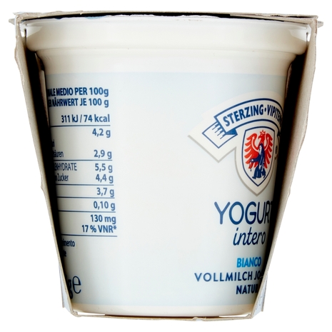 Sterzing Vipiteno Yogurt intero Bianco 2 x 125 g
